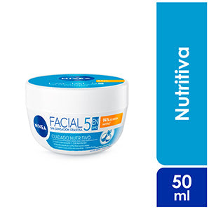 Crema Facial 5 en 1 Nivea Cuidado Nutritivo