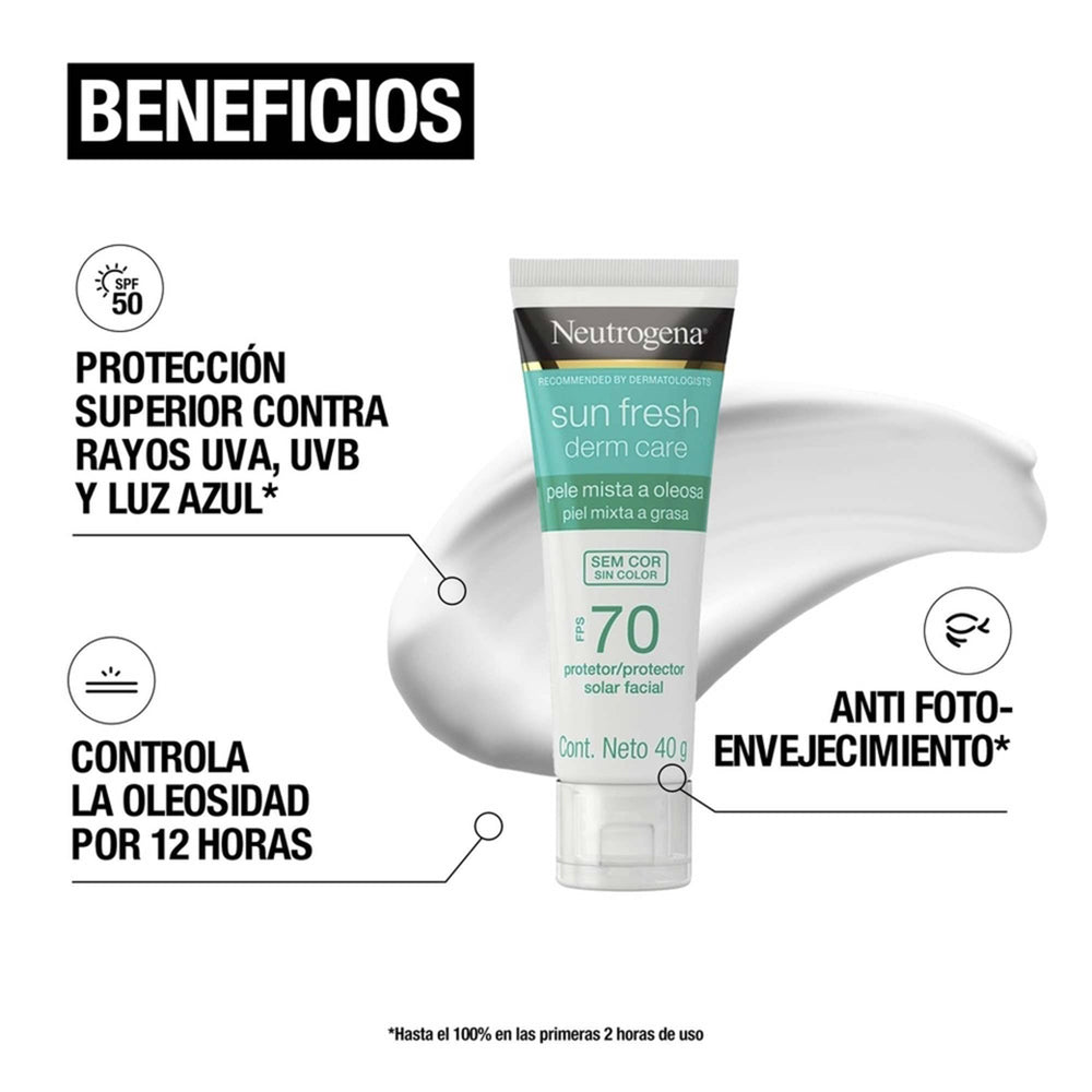 Bloqueador Solar Facial Neutrogena Hydro Boost FPS 70